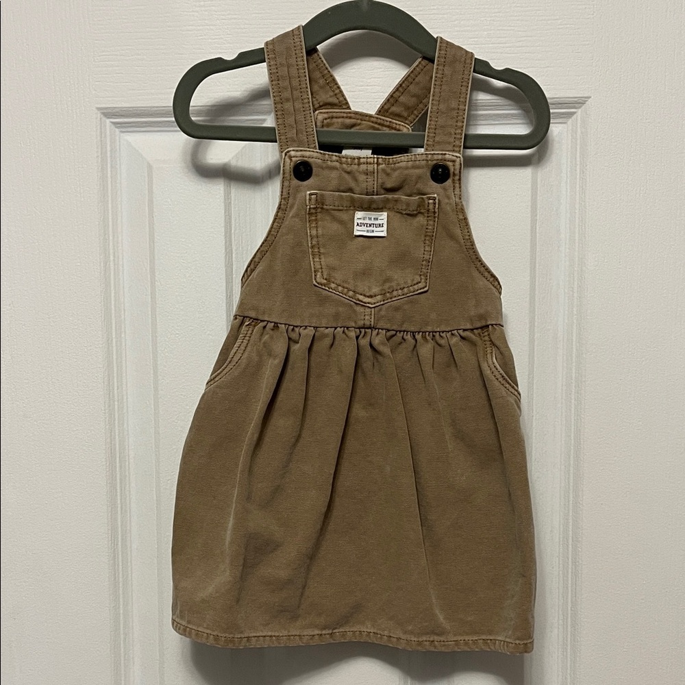 H&M Tan Kids Overall Dress